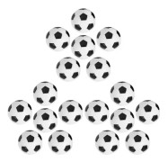 18 st Små Fotbollsstil Bordsfotboll Hård Plast Bordsboll Motsvarighet Spel Barnleksak