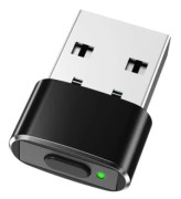 Mus Jiggler Odetekterbar Automatisk Rörare USB-Port Skakare Svart Black