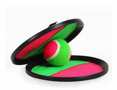 19 cm medium klibbig racket, interaktiv lek med kast och fångst, barnleksaker