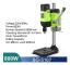 Mini bänkborrmaskin, variabel hastighet 0-2800 r/min, klämdiameter 1-16 mm,EU, BG-5167 (800W)