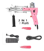 Tufting Gun, Loop Pile & Cut Pile Alternativ, EU PLUG 220V,EU PLUG 220V