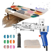 Elektrisk tuftingpistol, hållbar stålkonstruktion, komplett tuftingkit,2 i 1 Kit EU
