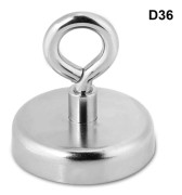 [NT] Stark Neodymmagnet Rund Dragkraft Flodfiske Magnetisk Öglebult D36
