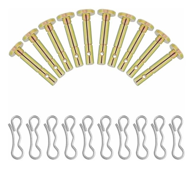 10 Stycken Saxpinnar, Ersättningslåssprintar, Ersättningssaxpinne, för Reservdelar, Snöslungersättning