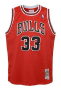 Maillot barn Chicago Bulls Swingman Road - Pippen Scottie 1997 - röd/svart - 14/16 år