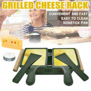 [NT] Picknick Hushåll Kökstillbehör Ljus Långsam Rostning Ost Skinka Bröd Grill Portabel