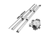 VEVOR Linjär Guide Rails Set, Hög Lastkapacitet, Hållbar Konstruktion,SBR20 1200MM