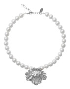 Caroline Svedbom - Bibi Pearl Choker Rhodium Pearl