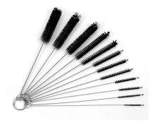 13 st Dispenserande Rengöringsborstar 304 Rostfritt Stålborste Nylon Provrörsborste Droppborste