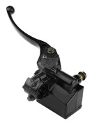 7/8 " 22mm Motorcykel Främre Höger Broms Kopplingshandtag Huvudcylinder Svart för Trx400