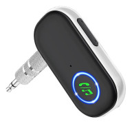 [QD] Bluetooth 5.0 Bilmottagare Aktiv Brusreducering Bluetooth Aux Adapter för Bil Hem Trådlös