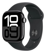 Apple Watch Series 10 (42mm) Aluminium Sport S/M Gagatsvart