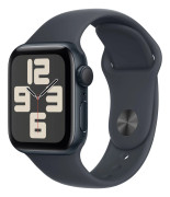 Apple Watch SE 2024 GPS 40mm Midnight Aluminium Case / Midnight Sport Band - M/L