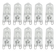 {NT} Set med 10 G9 halogenlampor - Varmvit 25W AC 230V