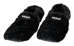 /QD/Hot Feet, Värmetofflor - Svart