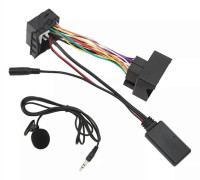 Bil Bluetooth 5.0 AUX-adapter med handsfree-mikrofon Kompatibel med RCD310 RCD510 RNS310-WELLNGS/NT/