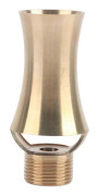 Vattenfontänmunstycke i mässing med kaskadeffekt för dammar och fontäner - Korrosionsbeständigt och hållbart - 1/2'' eller 1'' DN25-gängor