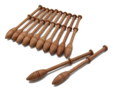 \"QD\" 12 st Bobbin Lace Vävverktyg Kit i Dansk Stil, Portabelt för Nybörjare inom Spetstillverkning