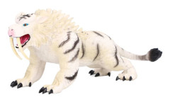 Vit Tiger Modell Simulering Plast Djur Figur Ornament Barn Pedagogisk Leksak