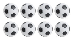 "QD " 8 stycken Mini Bordfotbollsbollar 32mm Barn Fotbollsspel Maskintillbehör