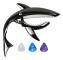 Shark Guitar Capo - Zinklegering Capo för Akustisk, Elektrisk, Klassisk Gitarr, Bas och Ukulele