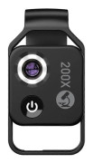 200X Förstoringsmikroskopobjektiv UTAN Mobil LED-Lampa Mini Fickmakroobjektiv för Alla Smartphones.pa