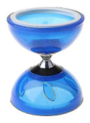 Diabolo Set Trippelkullagerkoppling Matchande Färgade Fiberhandpinnar, Diabolosnöre & Väska [db] Djupblå