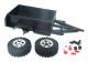 RC Crawler Släpvagn med Dragkrok för MN AUSTAR 1/18 RC Crawler Bil RC Bil Uppgraderingsdelar