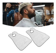 2 st Professionell Salong Barber Cape för Män Kvinnor Justerbar Stängning Super Silkeslen Mjuk Stylist Frisörkappa