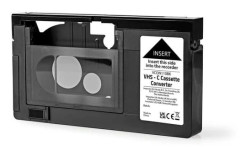 VHS Converter | Konvertering: VHS-C till VHS | Plug and play | Svart_NN