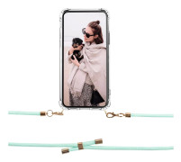 Boom iPhone 7/8/SE 2022 skal med mobilhalsband - Rope Mint