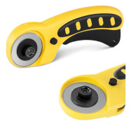 Bladskärande skräddares cirkulär kniv för skärning av tyger, läder, papper, dia. 45 mm
