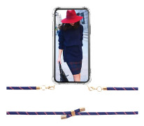 Boom Galaxy A20e mobilhalsband skal - Rope RedBlue