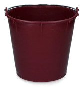 Hink 7 l med handtag bordeaux