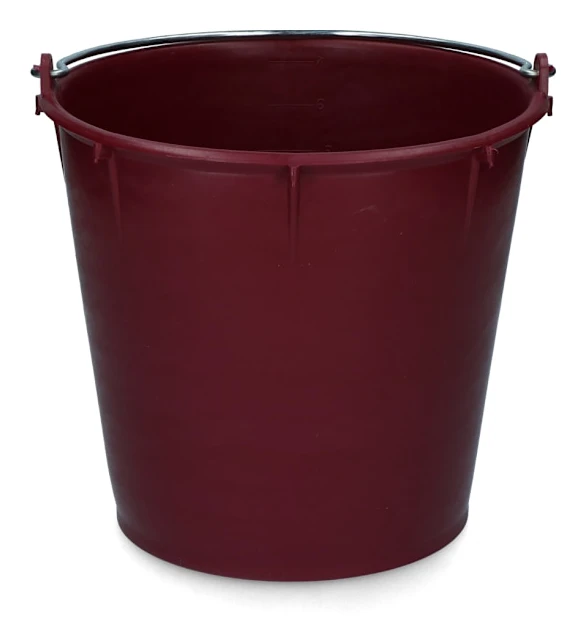 Hink 7 l med handtag bordeaux