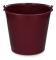 Hink 7 l med handtag bordeaux