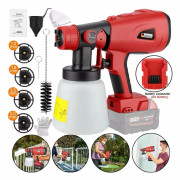 200W sladdlös färgsprutpistol för Milwaukee 18v batteri borstlös motor 800ML