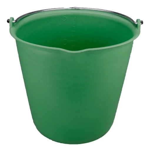 Hink 15 l med hällpip grön