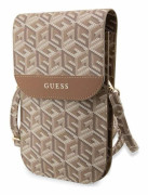 Guess Halsbandsfodral GCube Stripe - Brun