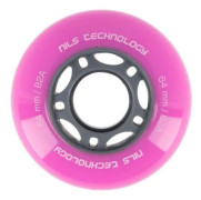 NILS Extreme PU 72x24 82A PINK Hjul (4 st) NILS EXTREME