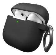 KeyBudz Elevate Series Skydd med nyckelring till Airpods 4th Gen - Svart