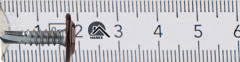 GM-B monteringskontakter 4,2x16mm RAL 8017