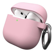 KeyBudz Elevate Series Skydd med nyckelring till Airpods 4th Gen - Rosa