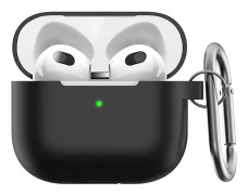 KeyBudz Elevate Series Skydd med nyckelring till Airpods 3 - Svart
