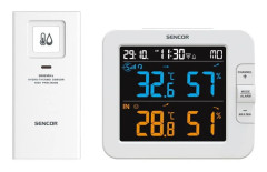 Väderstation - SENCOR - SWS 8600 SH - WiFi 2,4 GHz - 7 sensorer - LCD-skärm