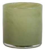 Lyric ljuslykta, olive green, extra small