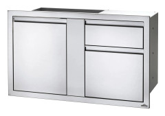 BI-4224-1D-2DR Skåp- och Lådmodul till utekök