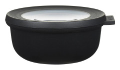Mepal Cirqula skål med lock Dia. 12 x 6 cm 350 ml black