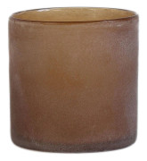 Frost ljuslykta, brown, medium