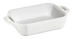 STAUB Staub rektangulär ugnsform 14 x 11 cm vit